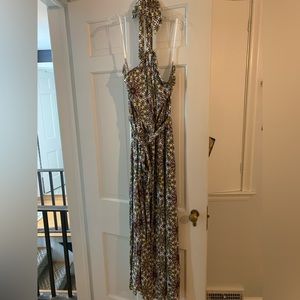 NWT Loft maxi dress halter colorful